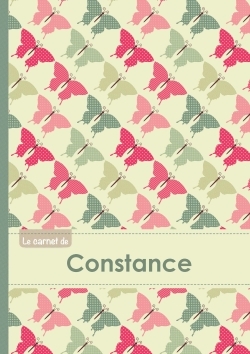 Picture of Le carnet de Constance - Lignes, 96p, A5 - Papillons Vintage