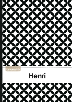 Image de Le carnet de Henri - Lignes, 96p, A5 - Ronds Noir et Blanc