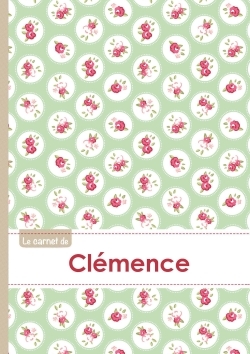 Picture of Le carnet de Clémence - Lignes, 96p, A5 - Roses Tea time
