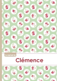 Picture of Le carnet de Clémence - Lignes, 96p, A5 - Roses Tea time