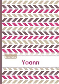 Picture of Le carnet d'Yoann - Lignes, 96p, A5 - Motifs Violet Gris Taupe