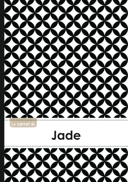 Picture of Le carnet de Jade - Lignes, 96p, A5 - Ronds Noir et Blanc