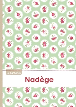 Image de CARNET NADEGE LIGNES,96P,A5 ROSESTEATIME