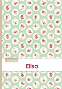 Image de Le carnet d'Elisa - Lignes, 96p, A5 - Roses Tea time