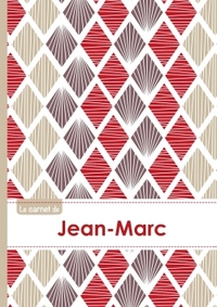 Picture of Le carnet de Jean-Marc - Lignes, 96p, A5 - Pétales Japonaises Violette Taupe Rouge