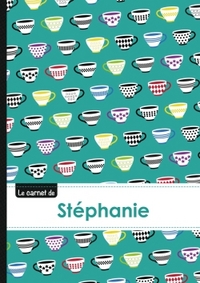 Picture of CARNET STEPHANIE LIGNES,96P,A5 COFFEECUPS
