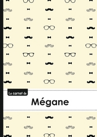 Image de CARNET MEGANE LIGNES,96P,A5 MOUSTACHEHISPTER