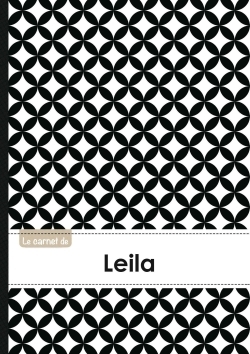Image de Le carnet de Leila - Lignes, 96p, A5 - Ronds Noir et Blanc