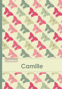 Image de Le carnet de Camille - Lignes, 96p, A5 - Papillons Vintage