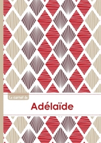 Picture of Le carnet d'Adélaïde - Lignes, 96p, A5 - Pétales Japonaises Violette Taupe Rouge