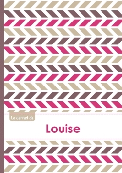 Image de Le carnet de Louise - Lignes, 96p, A5 - Motifs Violet Gris Taupe