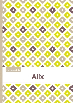 Image de Le carnet d'Alix - Lignes, 96p, A5 - Carré Poussin Gris Taupe