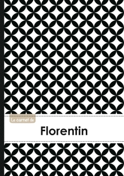 Image de Le carnet de Florentin - Lignes, 96p, A5 - Ronds Noir et Blanc