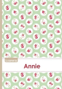 Image de Le carnet d'Annie - Lignes, 96p, A5 - Roses Tea time