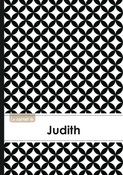 Picture of Le carnet de Judith - Lignes, 96p, A5 - Ronds Noir et Blanc