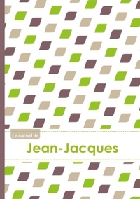 Image de Le carnet de Jean-Jacques - Lignes, 96p, A5 - Pe´tales Vert Taupe Gris
