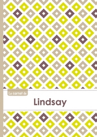 Image de Le carnet de Lindsay - Lignes, 96p, A5 - Carré Poussin Gris Taupe