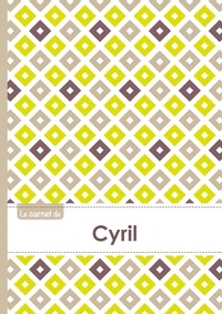 Image de Le carnet de Cyril - Lignes, 96p, A5 - Carré Poussin Gris Taupe