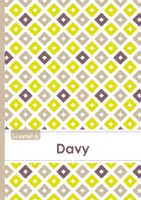 Image de Le carnet de Davy - Lignes, 96p, A5 - Carré Poussin Gris Taupe