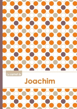 Picture of Le carnet de Joachim - Lignes, 96p, A5 - Ronds Orange Gris Violet