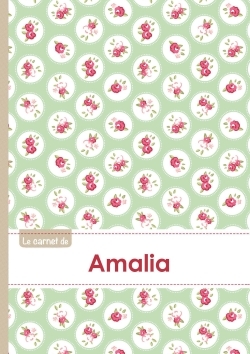 Image de Le carnet d'Amalia - Lignes, 96p, A5 - Roses Tea time