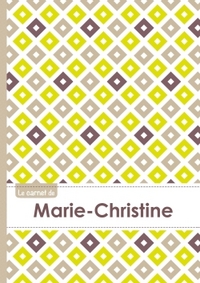 Picture of Le carnet de Marie-Christine - Lignes, 96p, A5 - Carré Poussin Gris Taupe