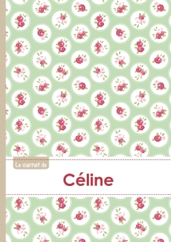 Picture of Le carnet de Céline - Lignes, 96p, A5 - Roses Tea time