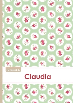 Picture of Le carnet de Claudia - Lignes, 96p, A5 - Roses Tea time