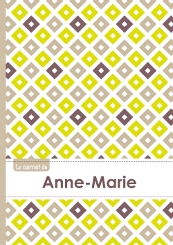 Image de Le carnet d'Anne-Marie - Lignes, 96p, A5 - Carré Poussin Gris Taupe