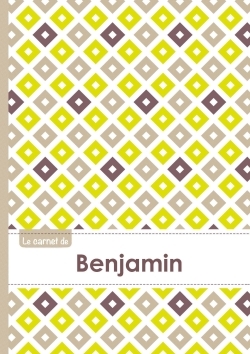 Image de Le carnet de Benjamin - Lignes, 96p, A5 - Carré Poussin Gris Taupe