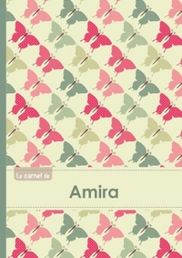 Image de Le carnet d'Amira - Lignes, 96p, A5 - Papillons Vintage