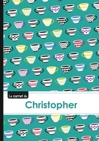 Image de Le carnet de Christopher - Lignes, 96p, A5 - Coffee Cups