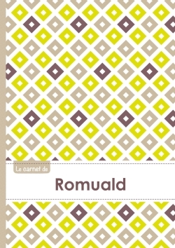 Picture of Le carnet de Romuald - Lignes, 96p, A5 - Carré Poussin Gris Taupe