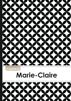Picture of Le carnet de Marie-Claire - Lignes, 96p, A5 - Ronds Noir et Blanc