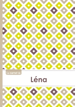 Image de Le carnet de Léna - Lignes, 96p, A5 - Carré Poussin Gris Taupe