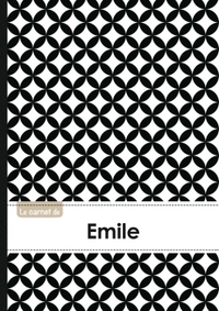 Image de Le carnet d'Emile - Lignes, 96p, A5 - Ronds Noir et Blanc