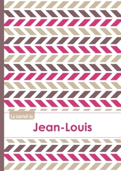 Picture of Le carnet de Jean-Louis - Lignes, 96p, A5 - Motifs Violet Gris Taupe