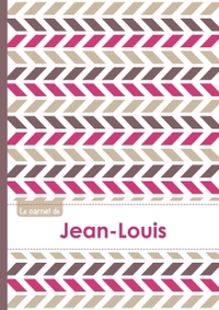 Picture of Le carnet de Jean-Louis - Lignes, 96p, A5 - Motifs Violet Gris Taupe