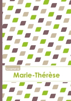 Image de Le carnet de Marie-Thérèse - Lignes, 96p, A5 - Pe´tales Vert Taupe Gris
