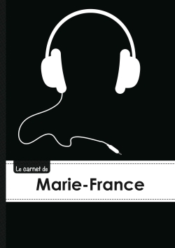 Image de CARNET MARIE FRANCE LIGNES,96P,A5 CASQUEAUDIO
