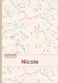 Image de CARNET NICOLE LIGNES,96P,A5 POISSONS
