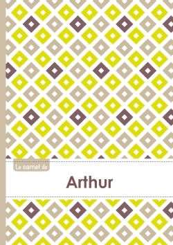 Image de Le carnet d'Arthur - Lignes, 96p, A5 - Carré Poussin Gris Taupe