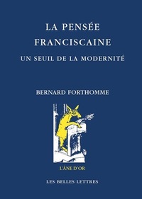 Image de La Pensée franciscaine. Un seuil de la modernité