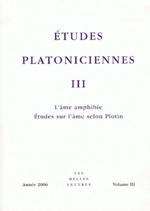 Picture of Études platoniciennes III