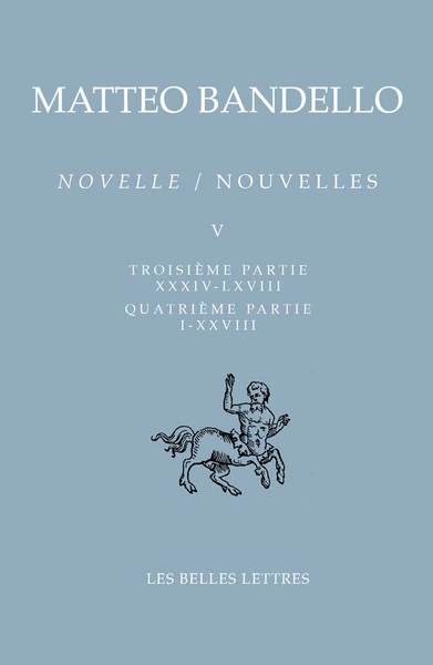 Image de Nouvelles / Novelle. Tome V