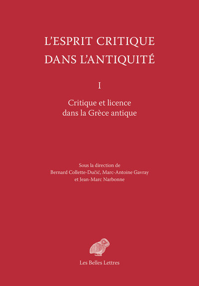Picture of L'Esprit critique dans l'Antiquité
