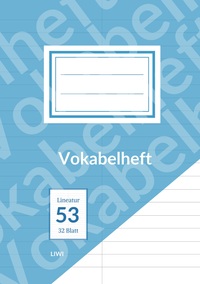 Image de Vokabelheft A5 liniert - Lineatur 53 - 2 Spalten - 32 Blatt - FSC Papier