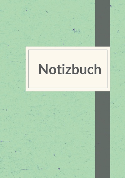 Picture of Notizbuch für die Arbeit - A5 liniert - 100 Seiten 90g/m² - Soft Cover mint meliert - FSC Papier