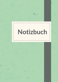 Picture of Notizbuch für die Arbeit - A5 liniert - 100 Seiten 90g/m² - Soft Cover mint meliert - FSC Papier