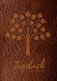 Picture of Tagebuch für Männer und Frauen - A5 liniert - 100 Seiten 90g/m² - Soft Cover Lebensbaum braun - FSC Papier